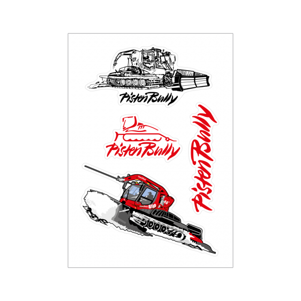 PistenBully Sticker Card